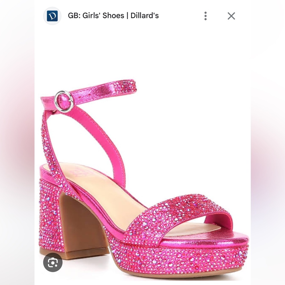 Gianni Bini Pink Sparkle Dress Shoes